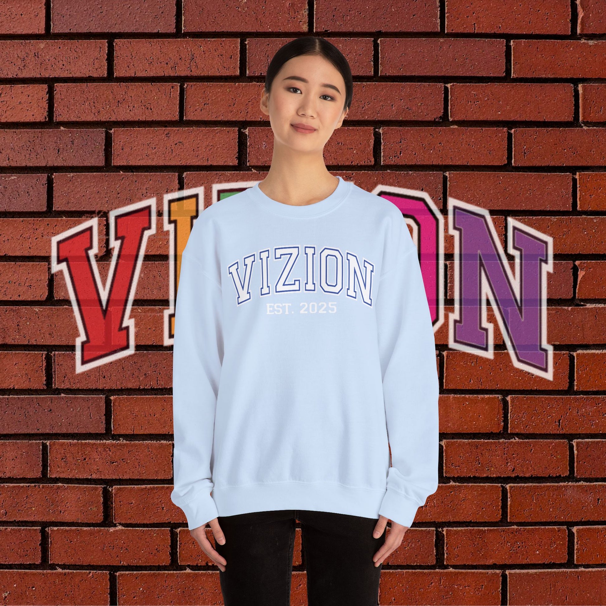 VIZION Crewneck Sweatshirt (Blue)