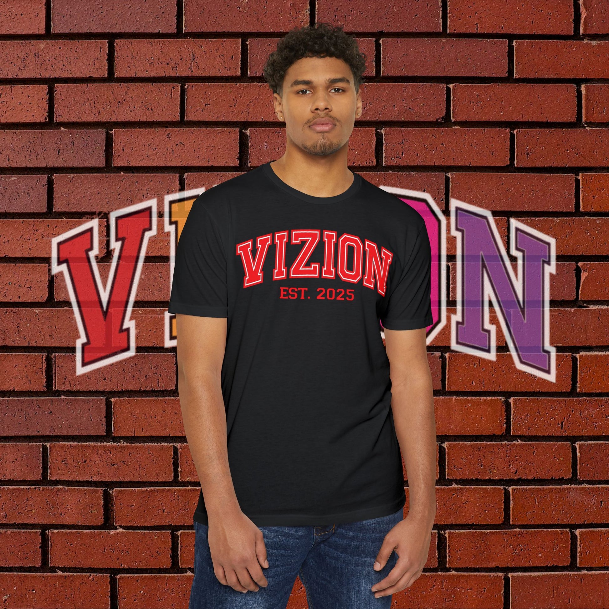 Collegiate VIZION (Red) Unisex T-Shirt