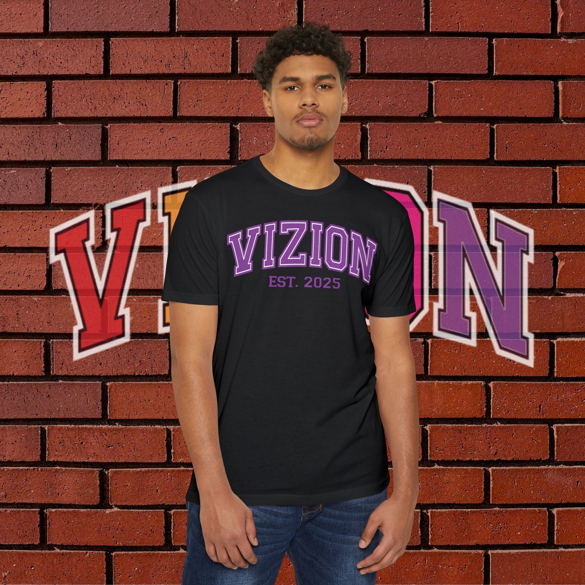 Collegiate VIZION (Purple) Unisex T-Shirt