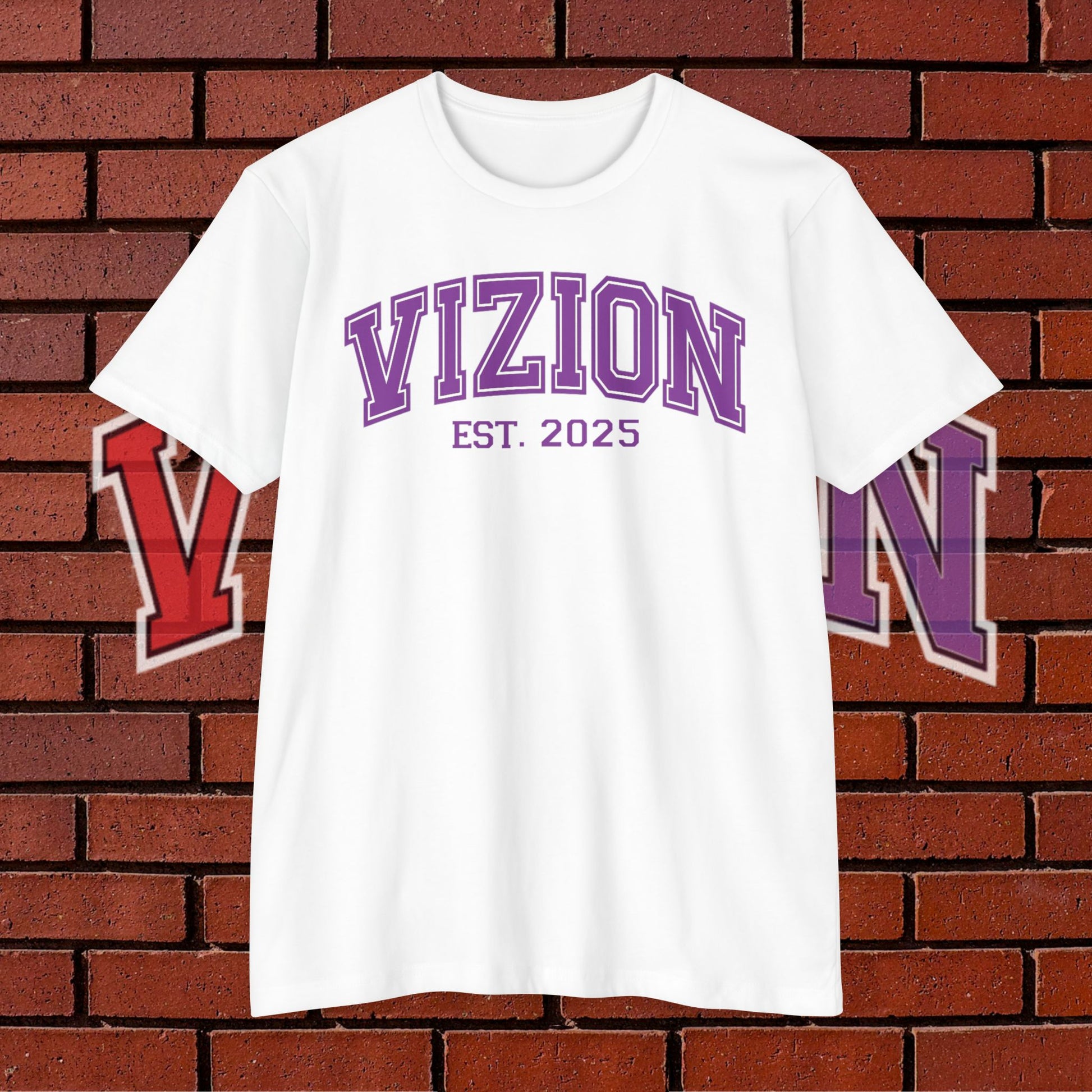 Collegiate VIZION (Purple) Unisex T-Shirt