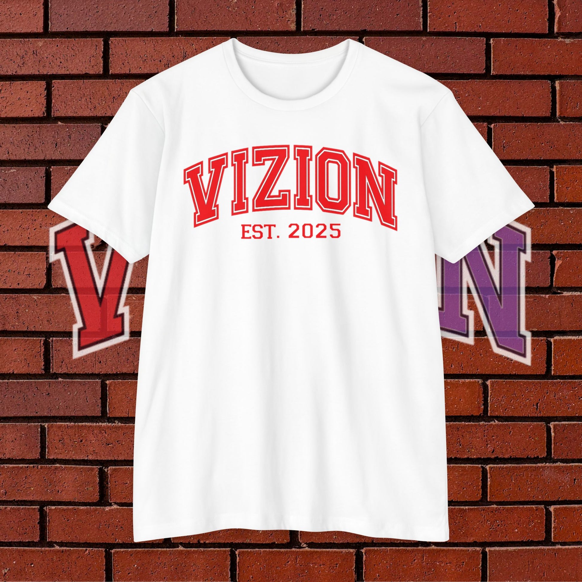 Collegiate VIZION (Red) Unisex T-Shirt
