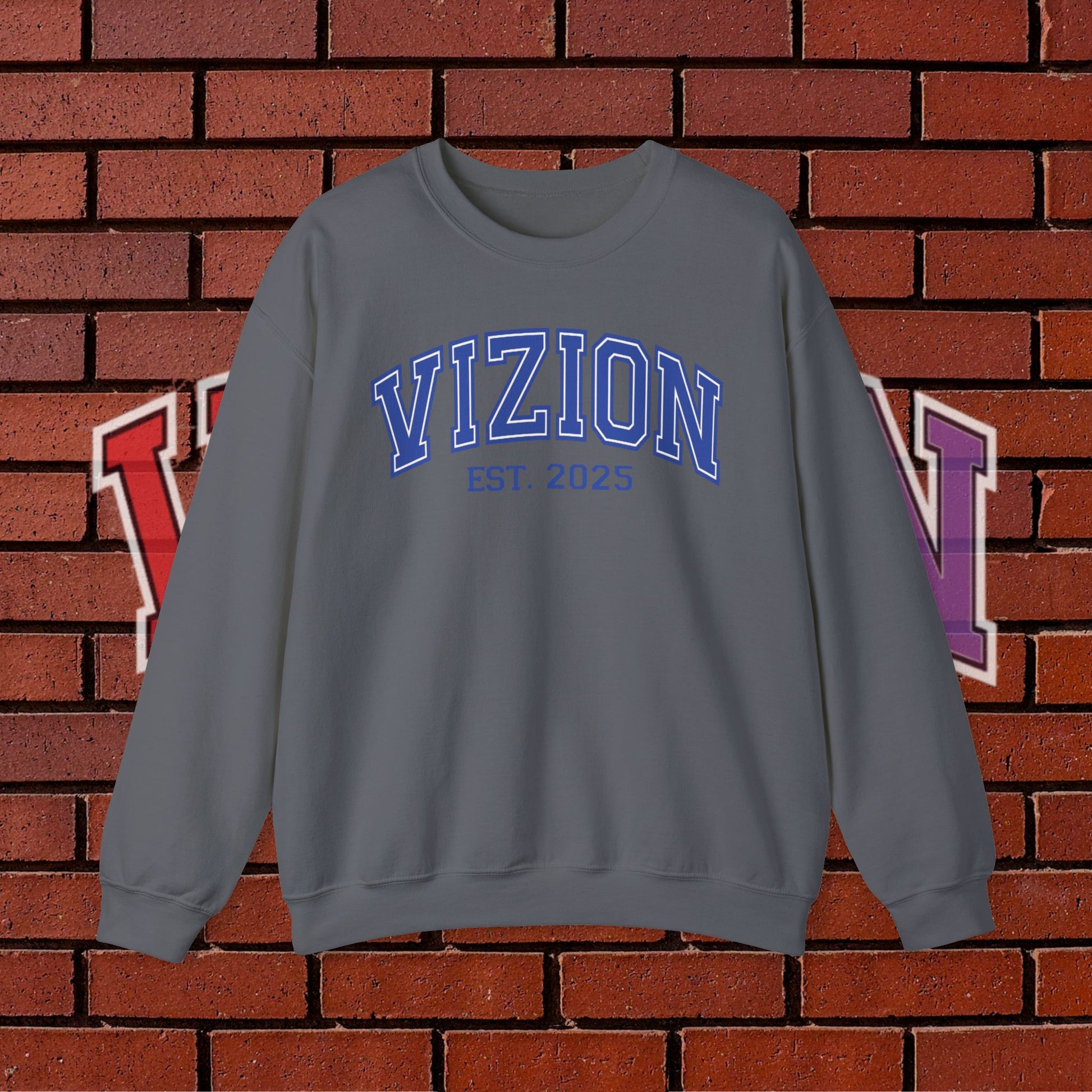 VIZION Crewneck Sweatshirt (Blue)
