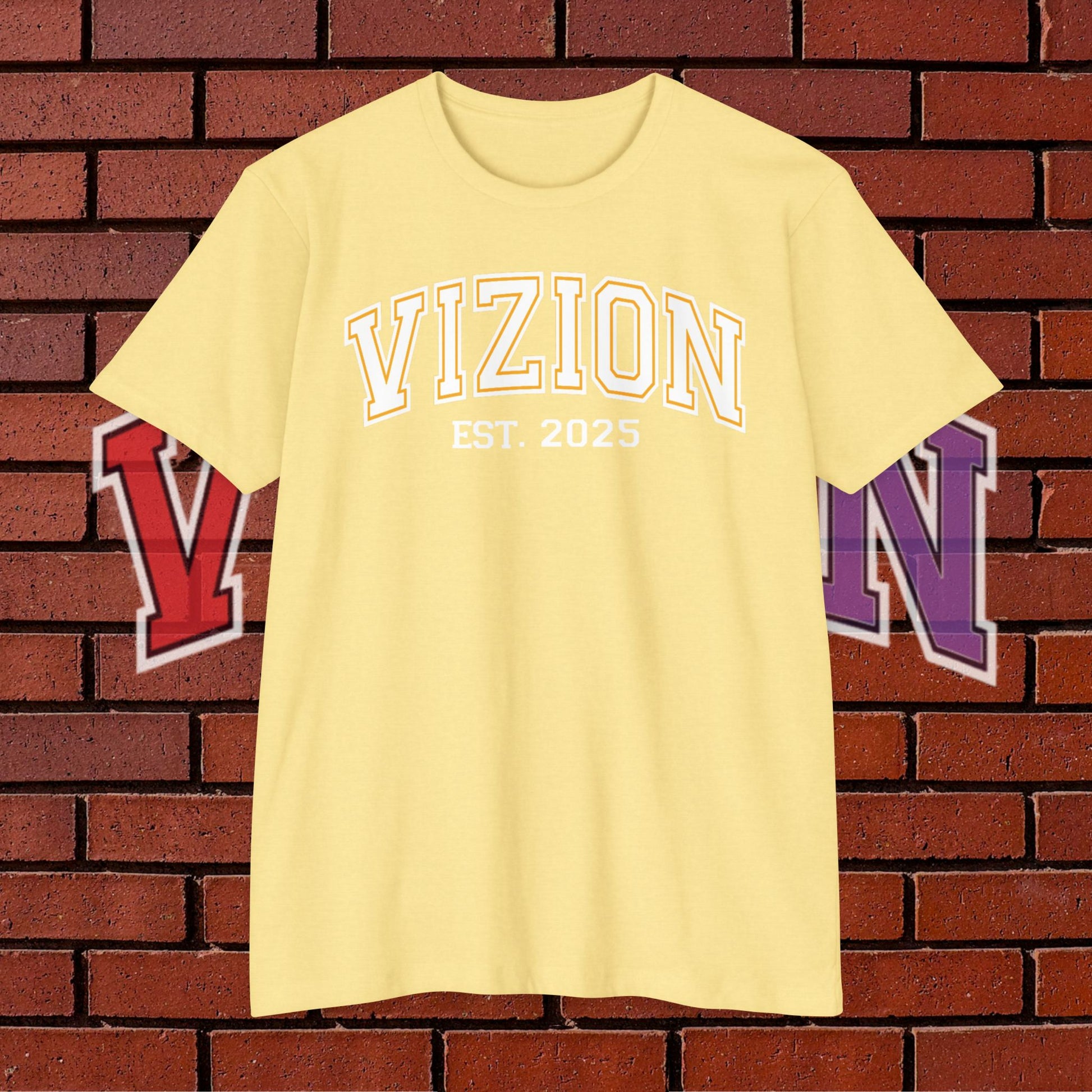 Collegiate VIZION (Orange) Unisex T-Shirt