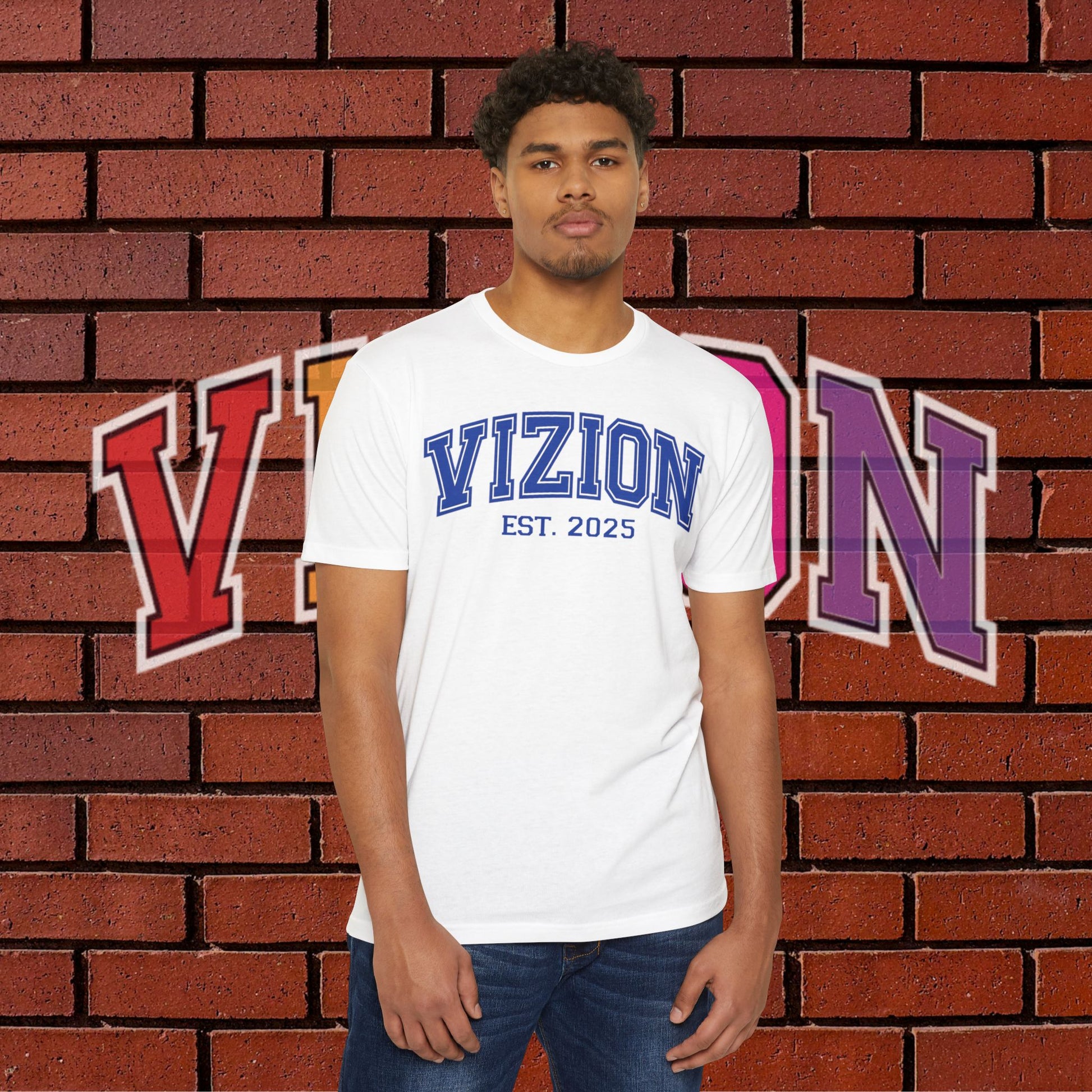 Collegiate VIZION (Blue) Unisex T-Shirt