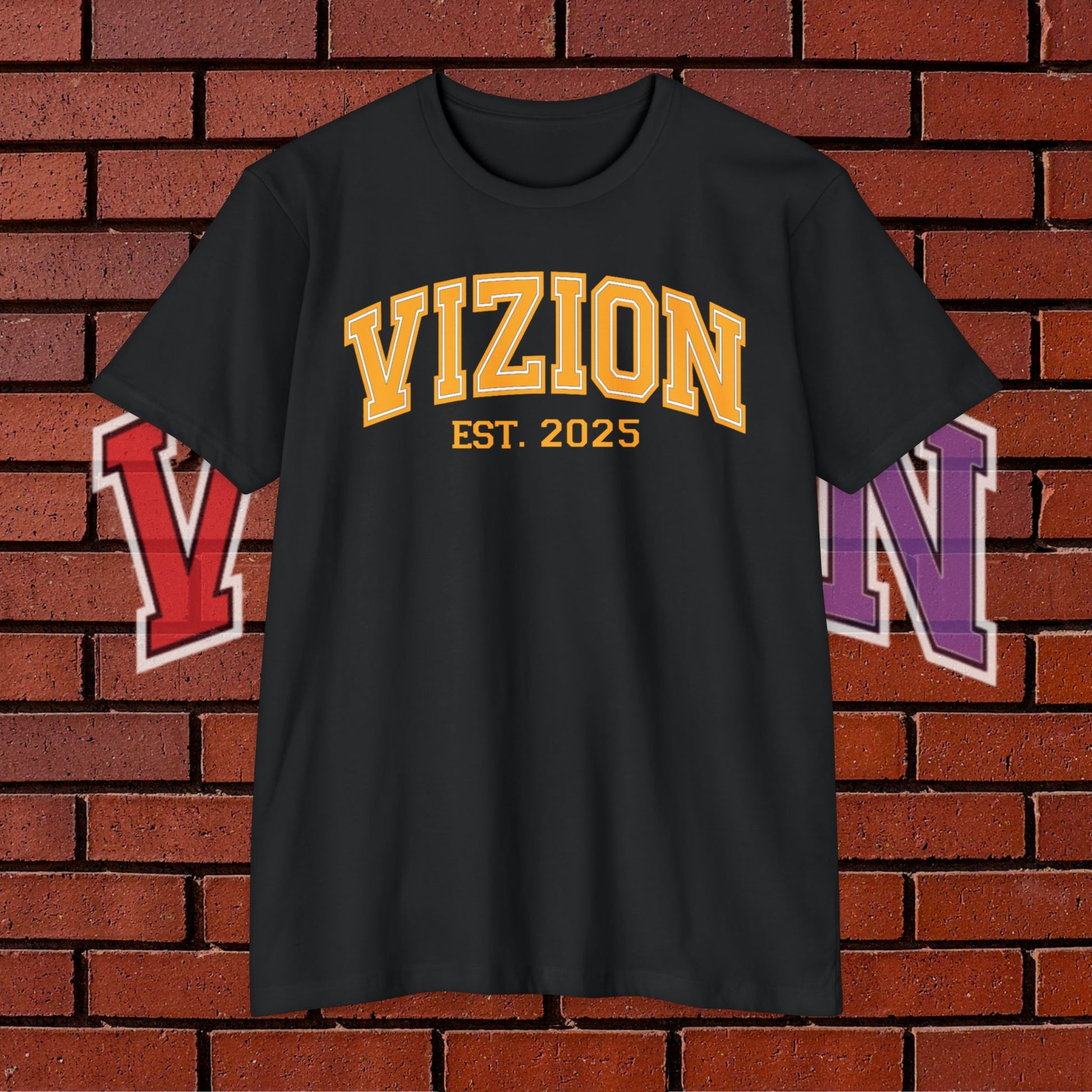 Collegiate VIZION (Orange) Unisex T-Shirt