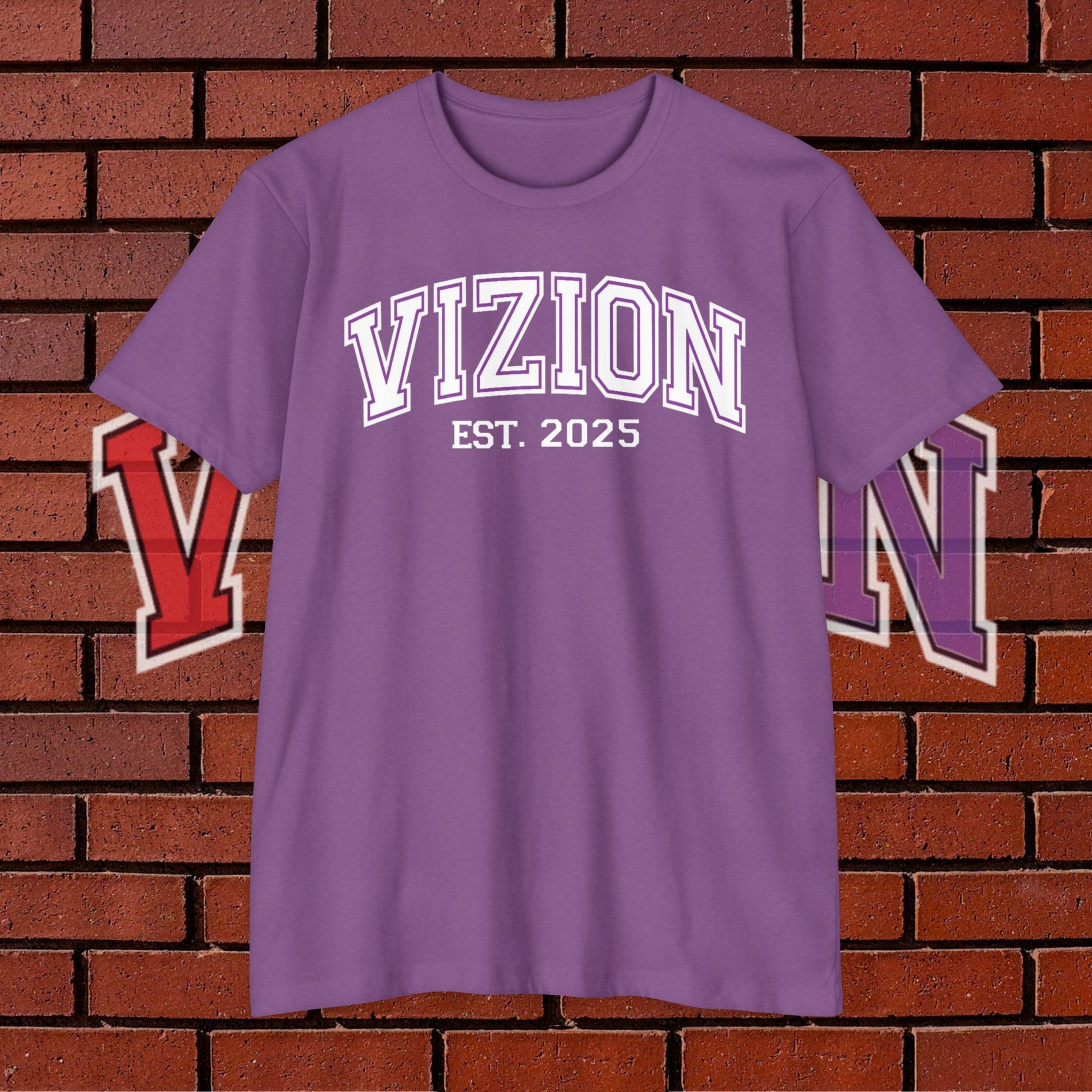 Collegiate VIZION (Purple) Unisex T-Shirt