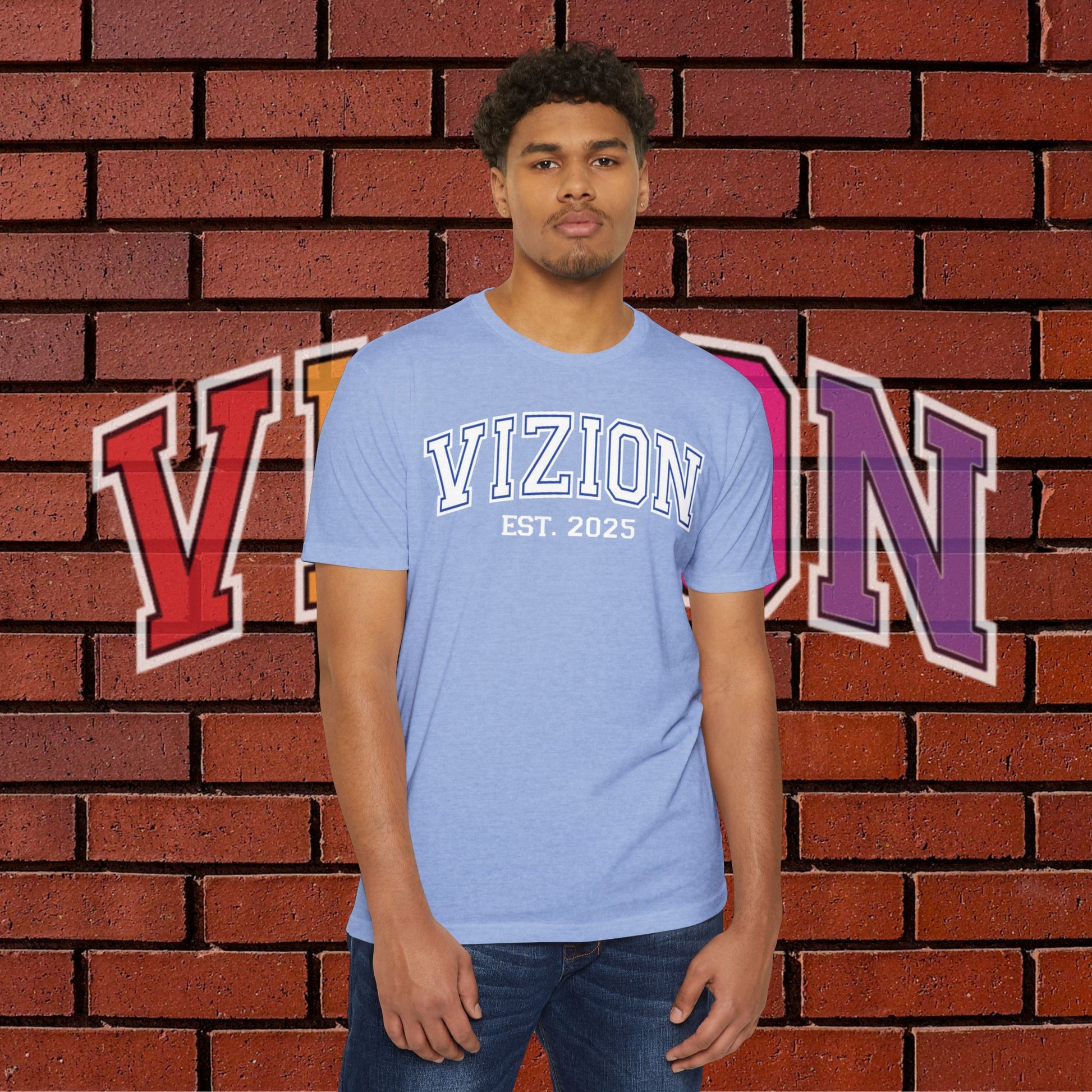 Collegiate VIZION (Blue) Unisex T-Shirt