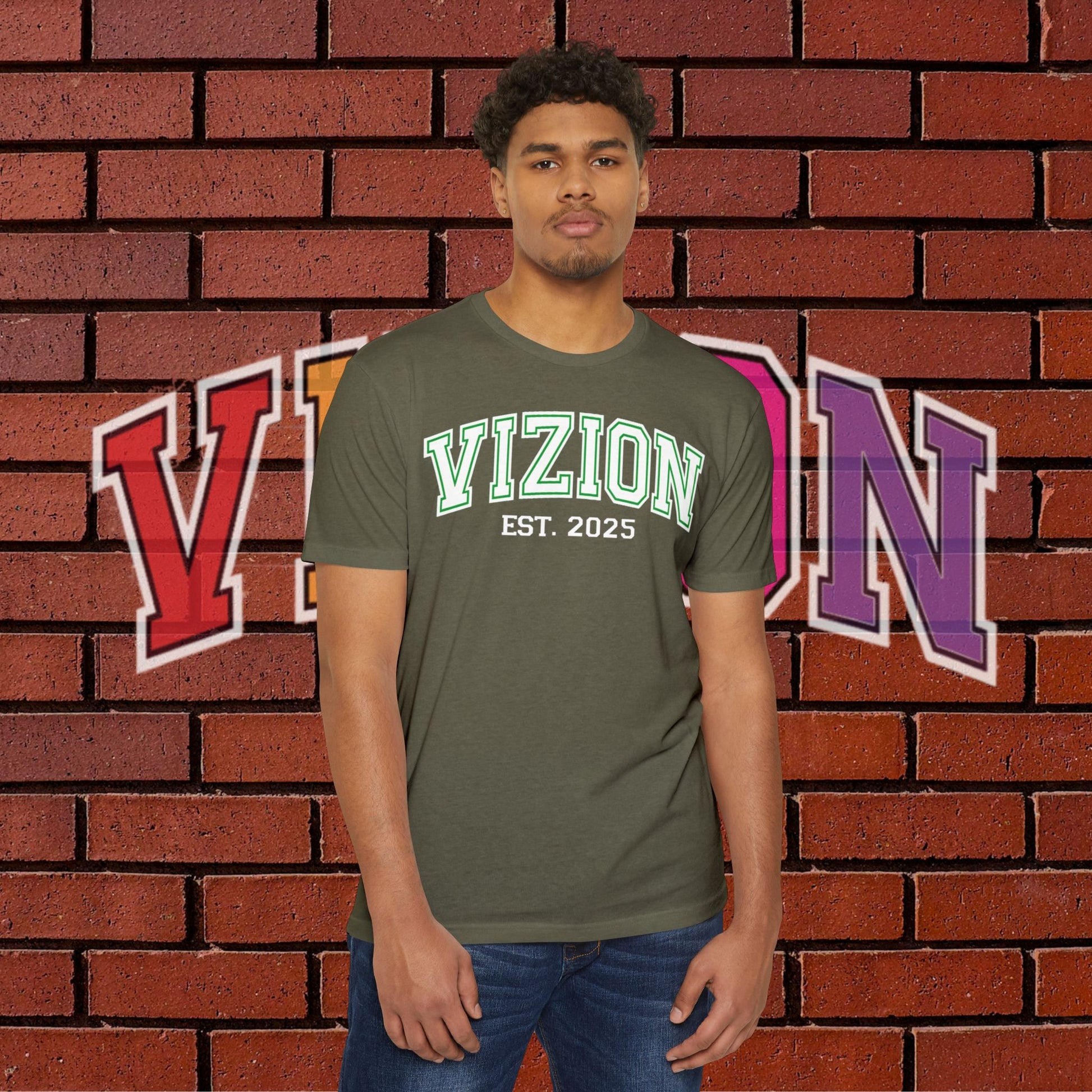 Collegiate VIZION (Green) Unisex T-Shirt