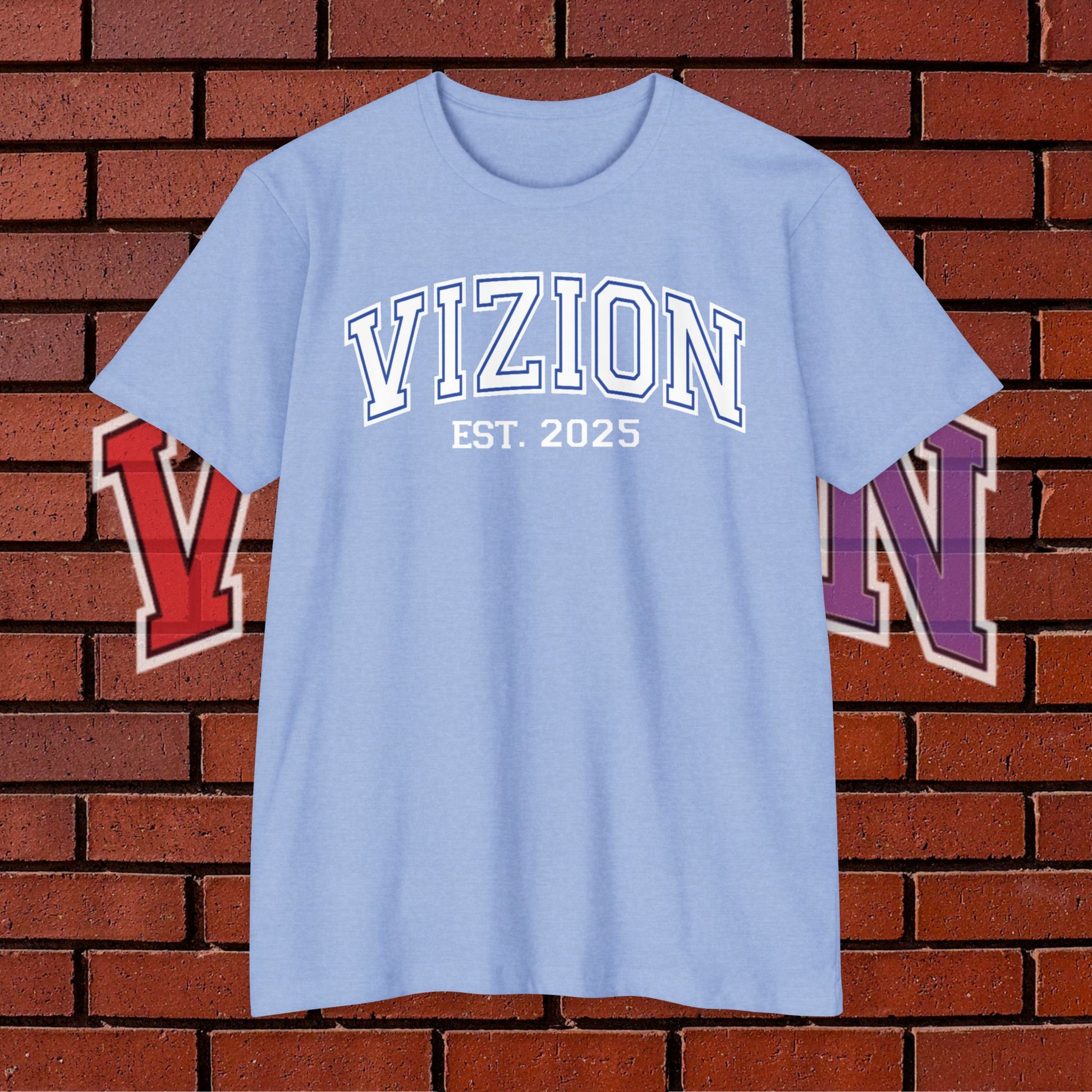 Collegiate VIZION (Blue) Unisex T-Shirt