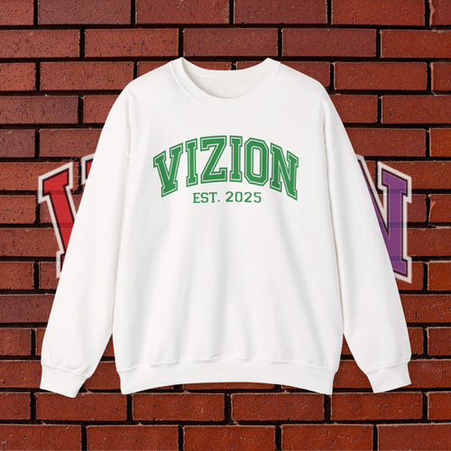 Collegiate VIZION (Green) Crewneck Sweatshirt
