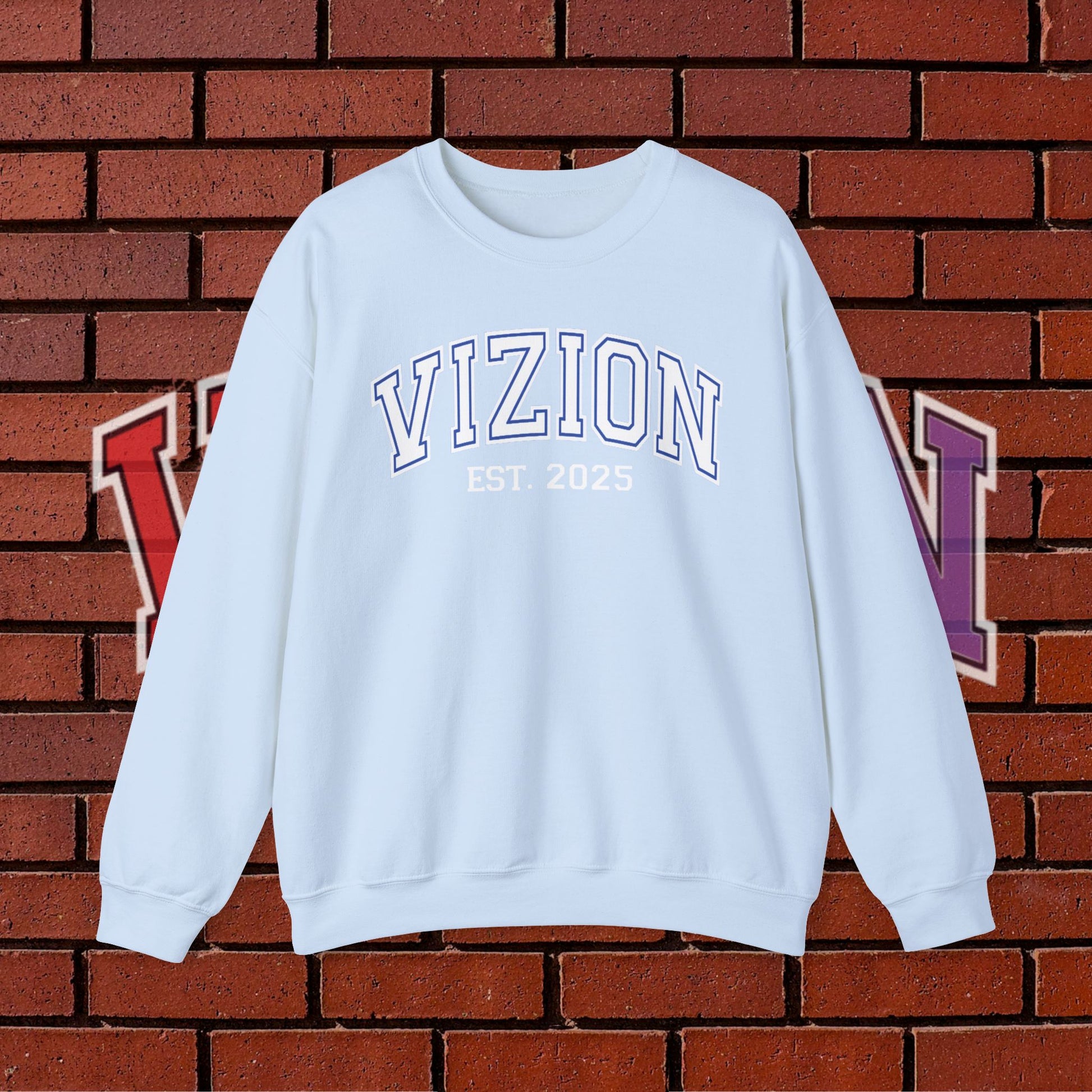VIZION Crewneck Sweatshirt (Blue)