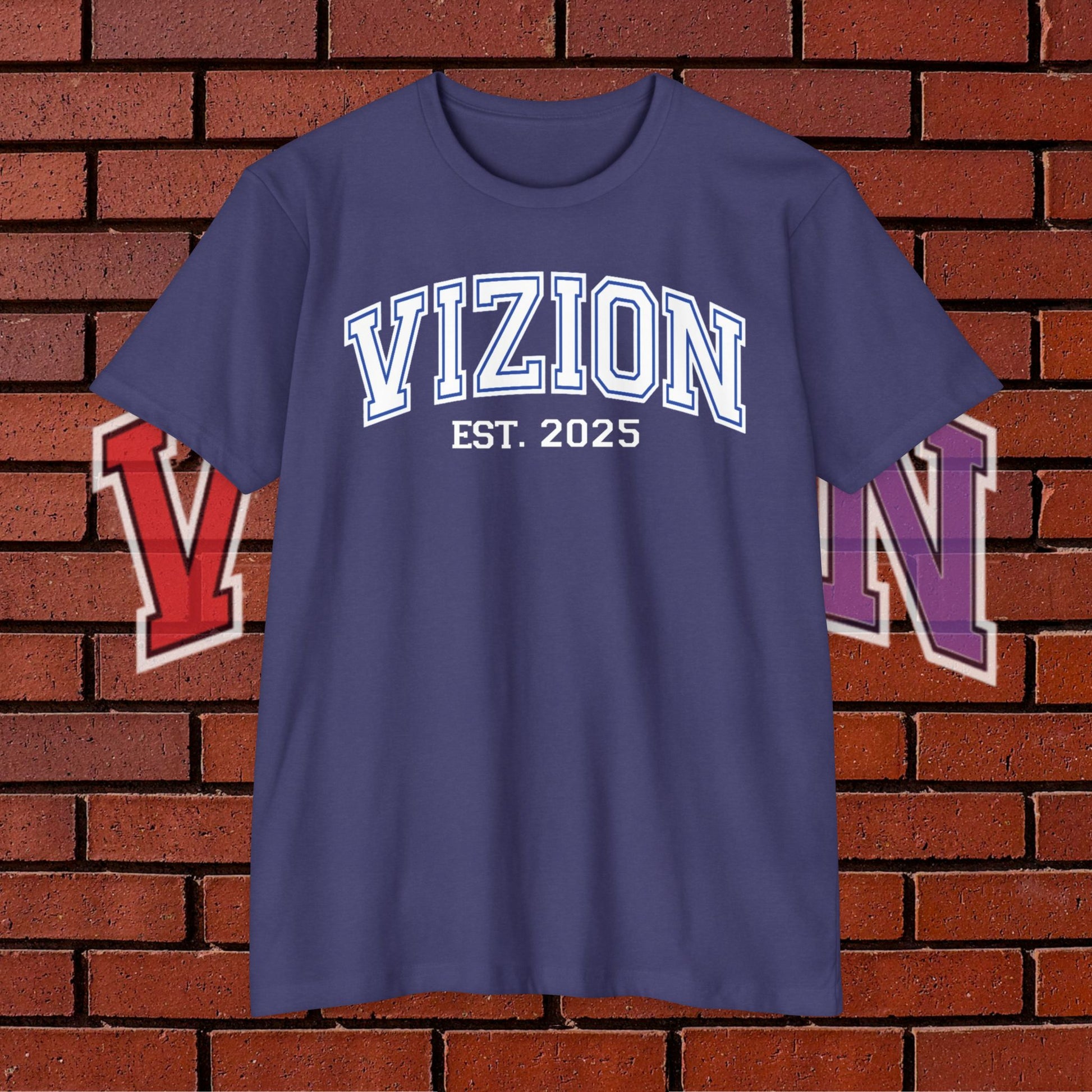 Collegiate VIZION (Blue) Unisex T-Shirt