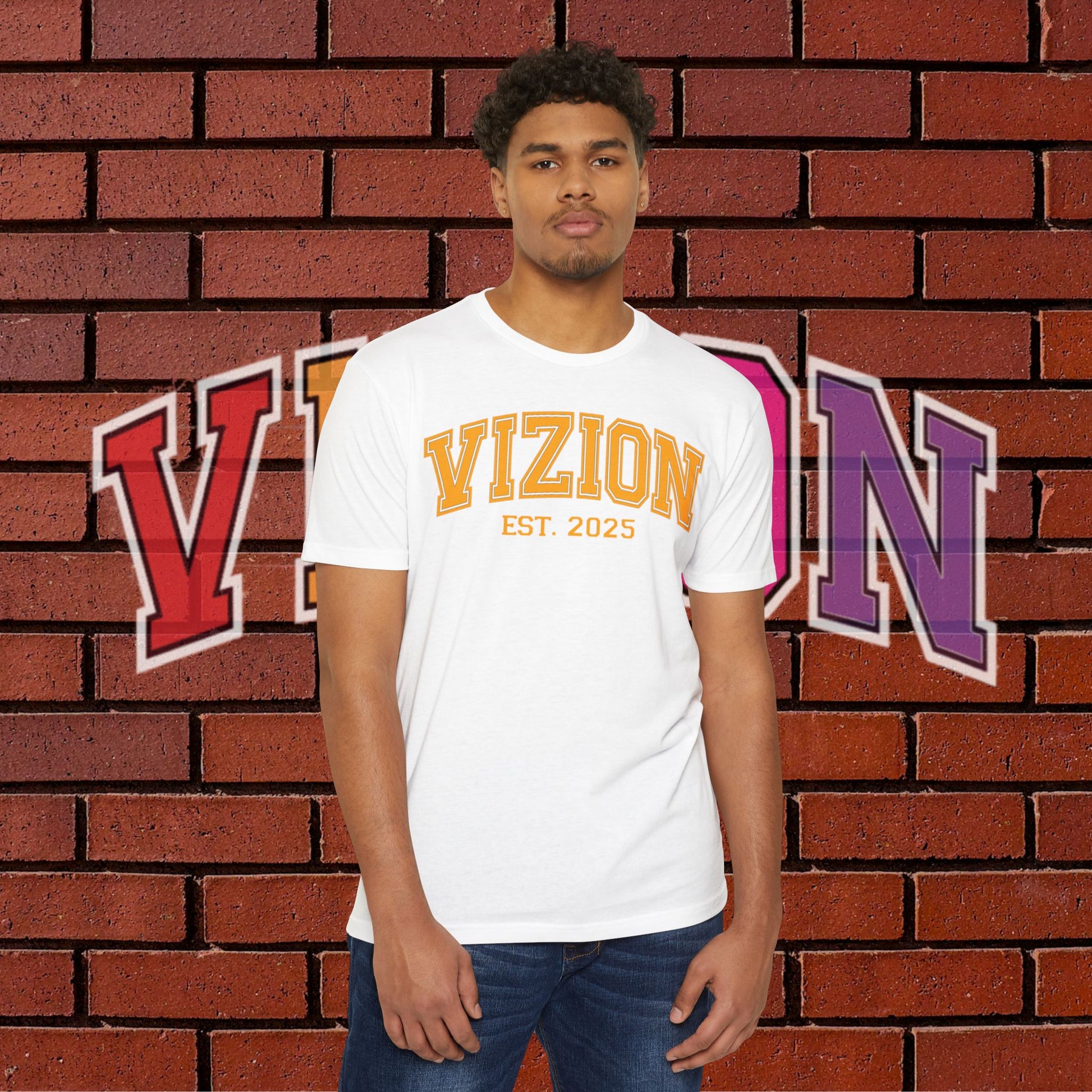 Collegiate VIZION (Orange) Unisex T-Shirt