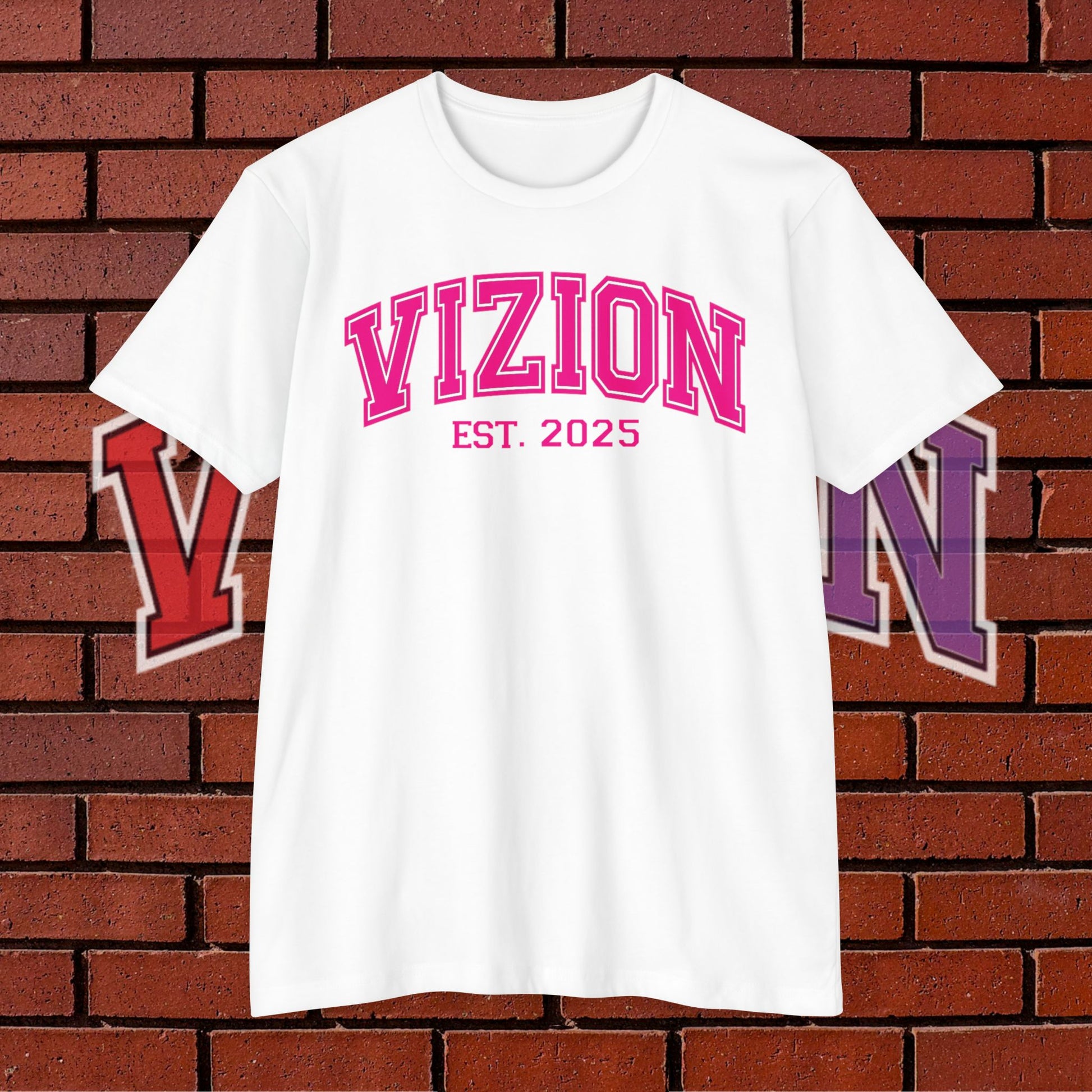 Collegiate VIZION (Pink) Unisex T-Shirt