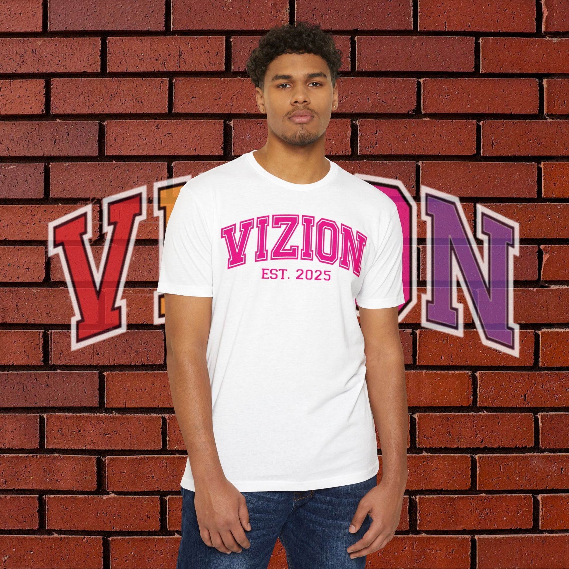 Collegiate VIZION (Pink) Unisex T-Shirt