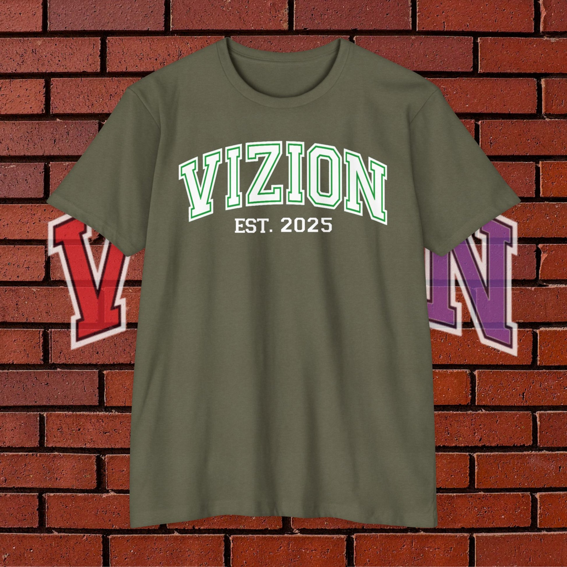 Collegiate VIZION (Green) Unisex T-Shirt