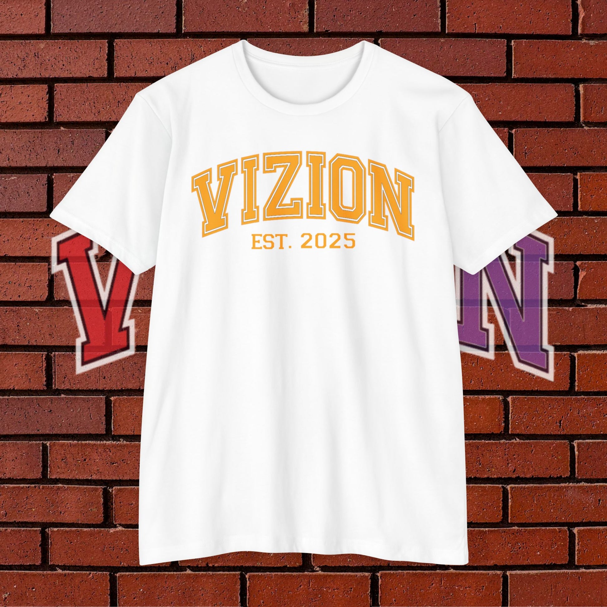 Collegiate VIZION (Orange) Unisex T-Shirt