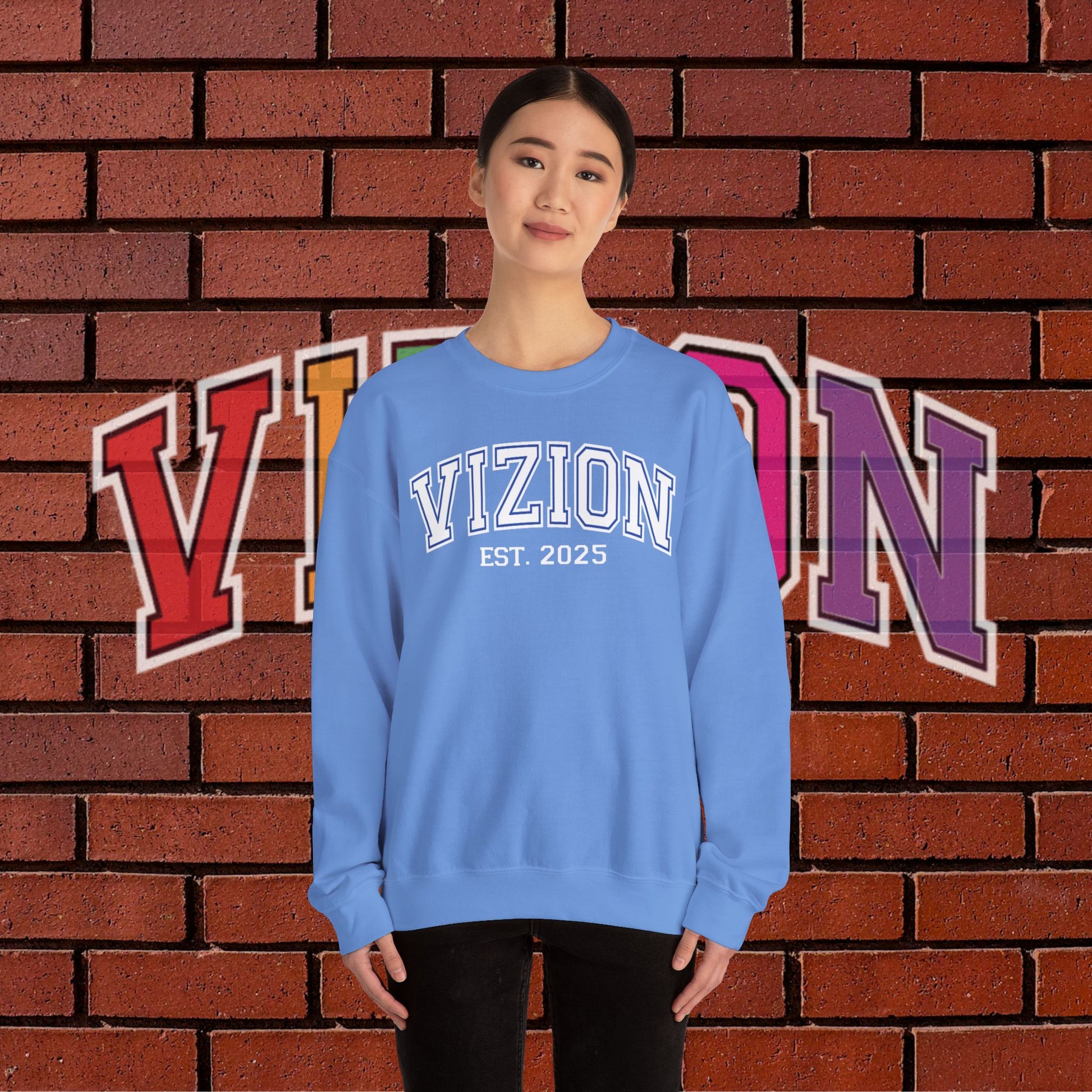 VIZION Crewneck Sweatshirt (Blue)