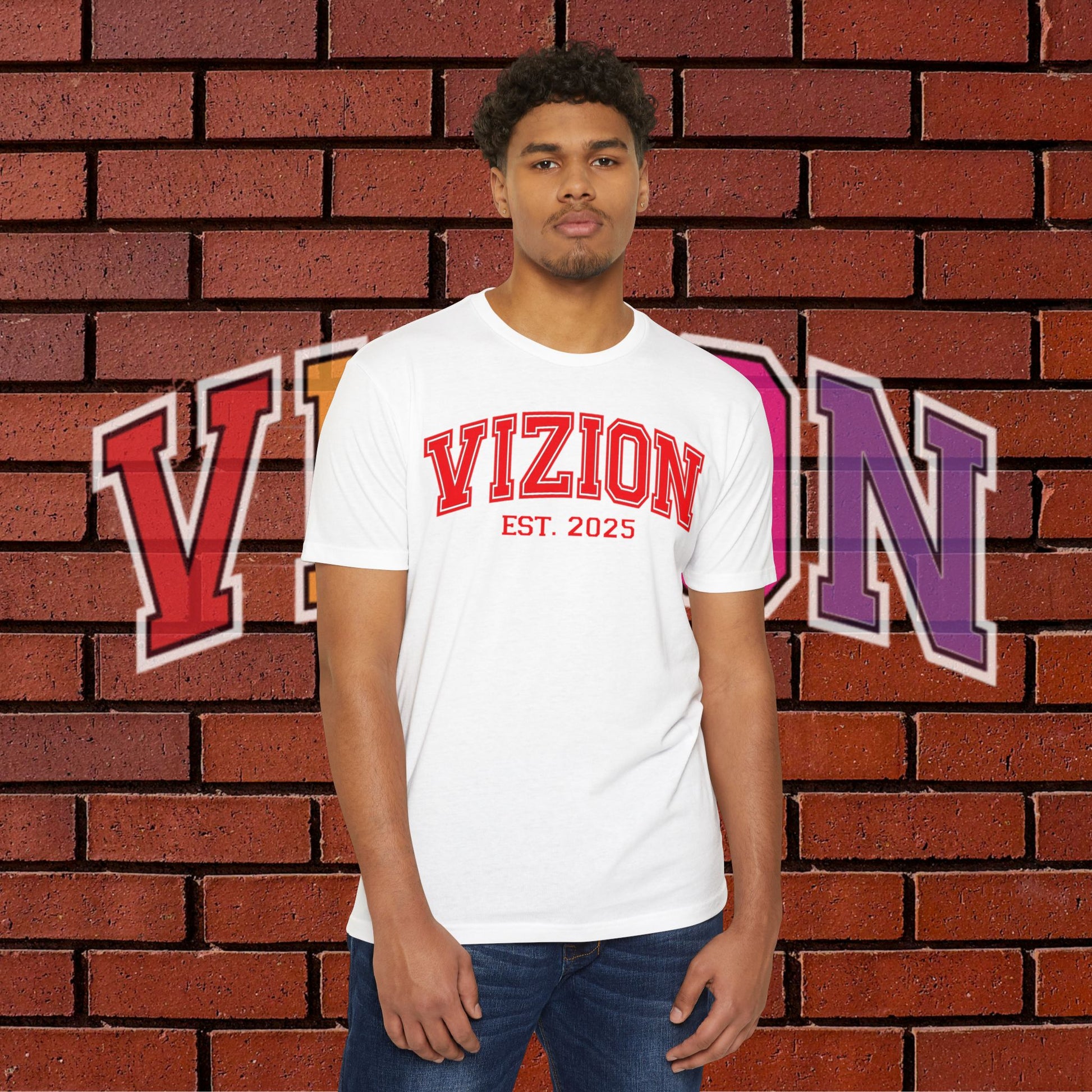 Collegiate VIZION (Red) Unisex T-Shirt