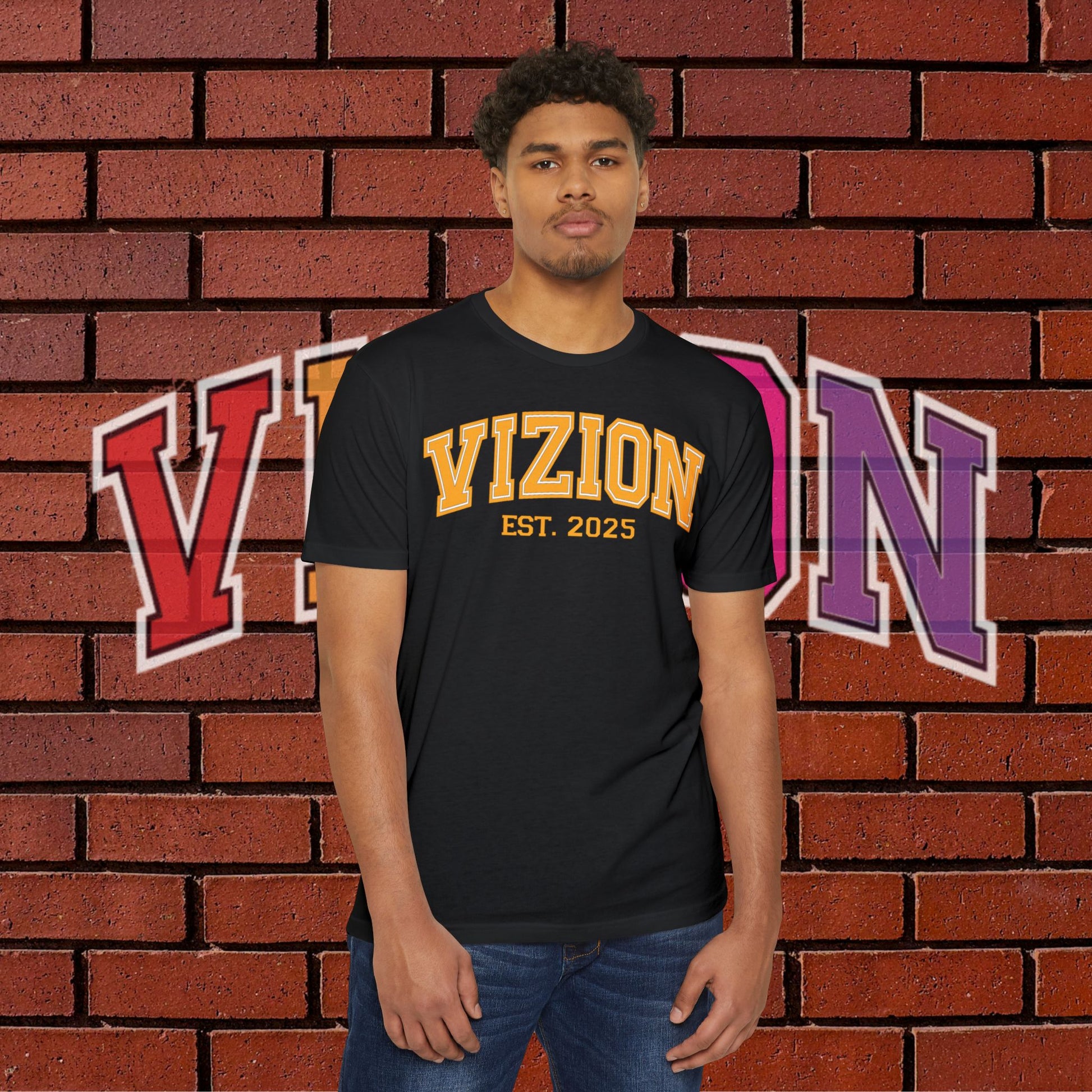 Collegiate VIZION (Orange) Unisex T-Shirt
